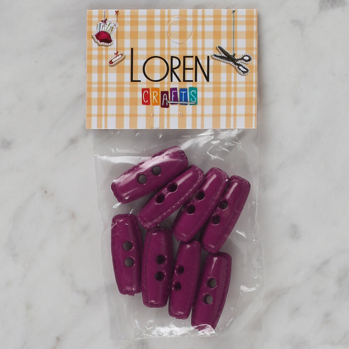 Loren Crafts mürdüm 8'li çoban düğmesi - 85