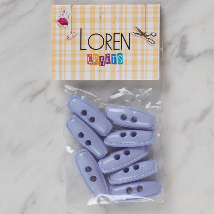 Loren Crafts mavi 8'li çoban düğmesi - 87