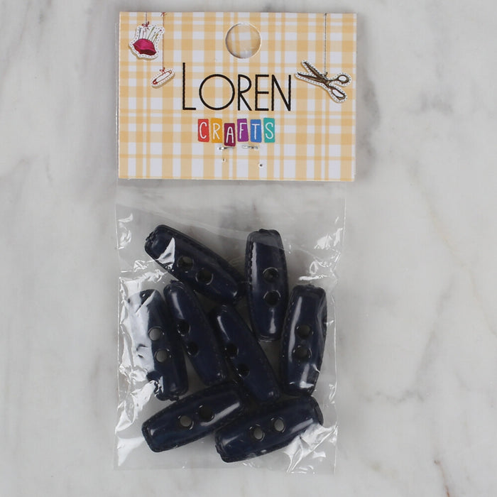 Loren Crafts lacivert 8'li çoban düğmesi - 95