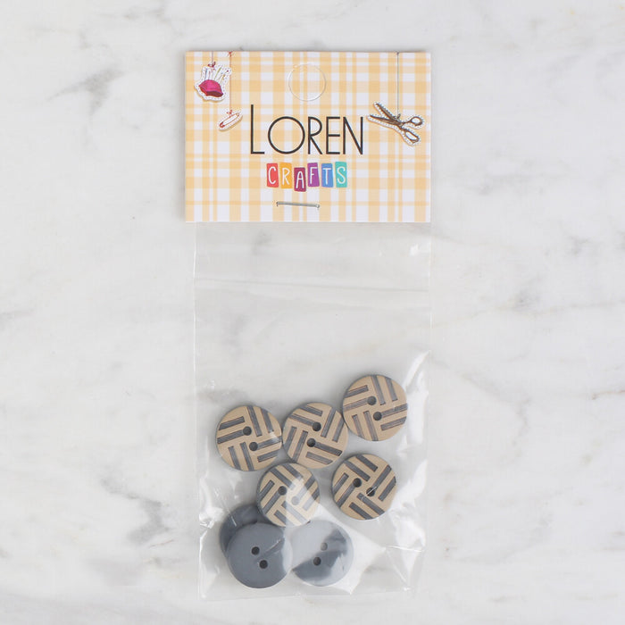 Loren Crafts 8'li antrasit - 299