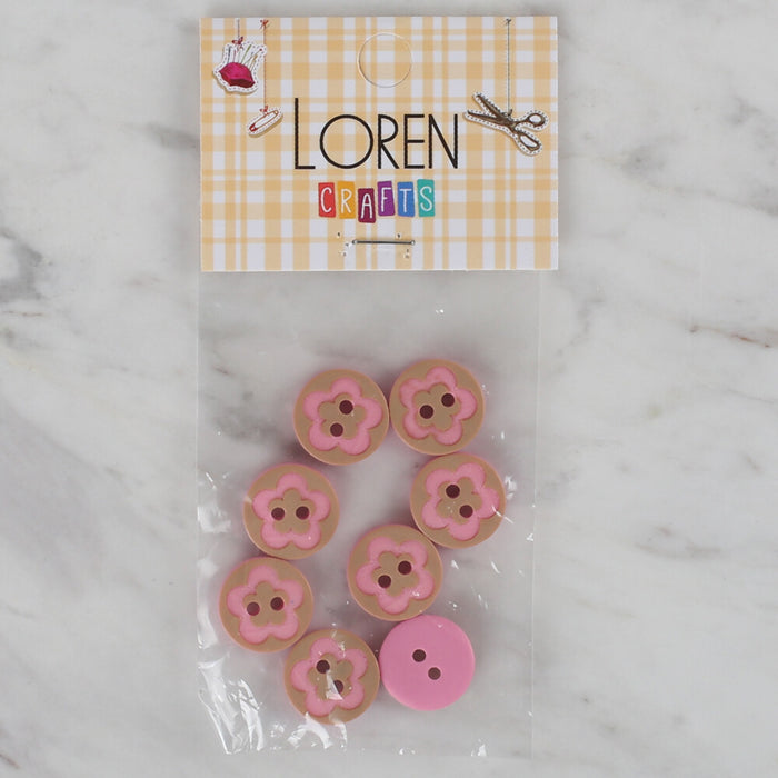 Loren Crafts 8'li pembe - 317