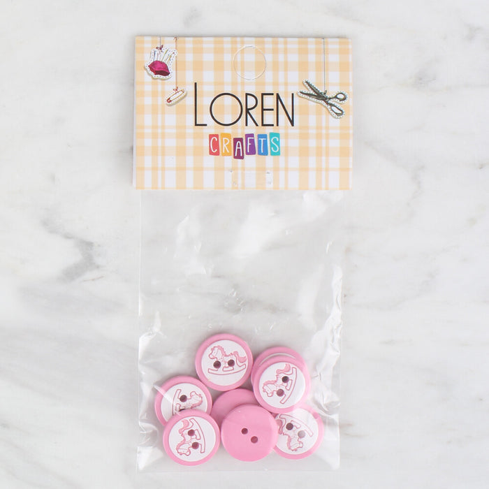 Loren Crafts 8'li pembe - 495