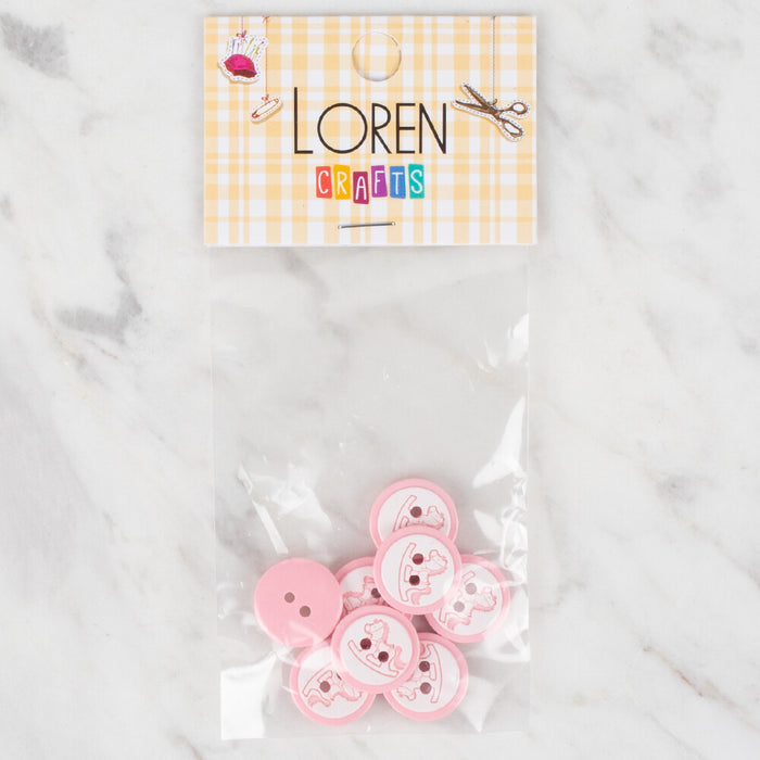 Loren Crafts 8'li pembe - 496