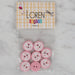 Loren Crafts pembe 8'li balık düğme - 570