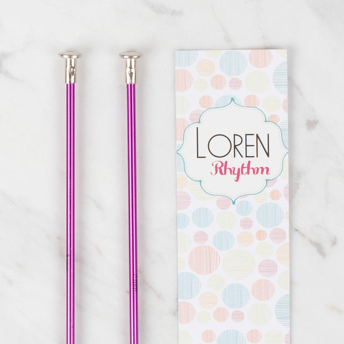 Loren Rythm 3mm Mor Renkli Metal Örgü Şişi