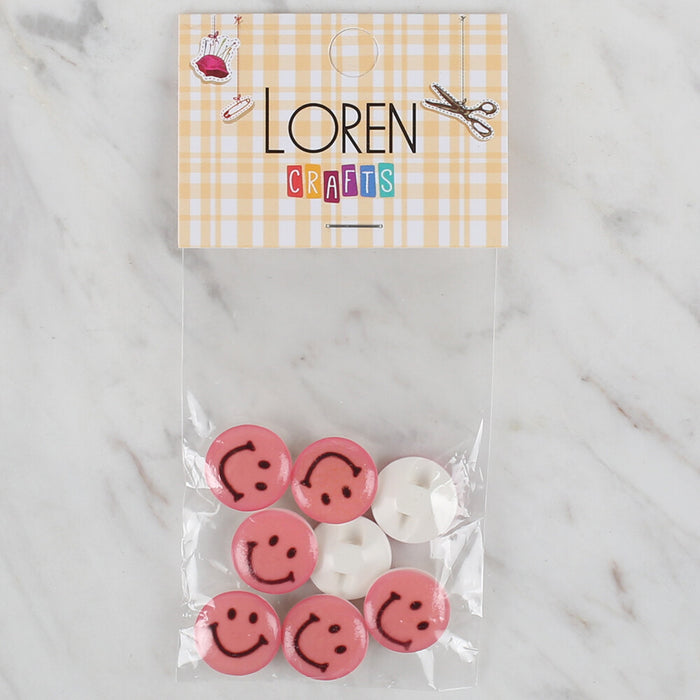 Loren Crafts 8'li Düğme - 716