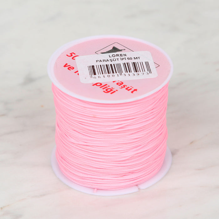 Loren Crafts Paraşüt İpi 50 mt Pembe