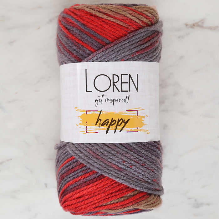 Loren Happy Ebruli El Örgü İpi - RH006