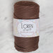 Loren Polyester Soft Macrame Kahverengi El Örgü İpi - LM032