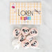Loren Crafts 8'li Panda Düğme - 1053