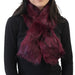 Yarnart X - Scarf Suni Kürk Şal Kırçıllı Bordo - F502