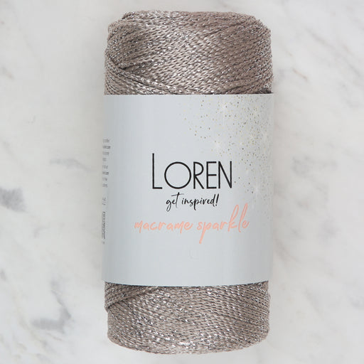 Loren Macrame Sparkle Simli Vizon El Örgü İpi - RM 40