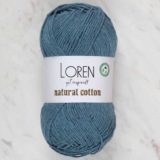 Loren Natural Cotton Petrol Yeşili El Örgü İpi - R106