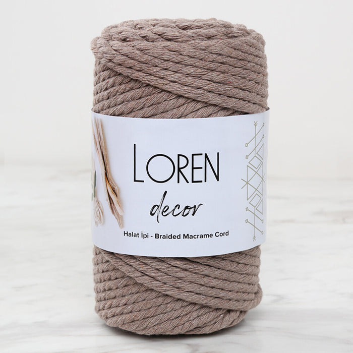 Loren Decor 3 Büküm Makrome İpi Vizon  - L143