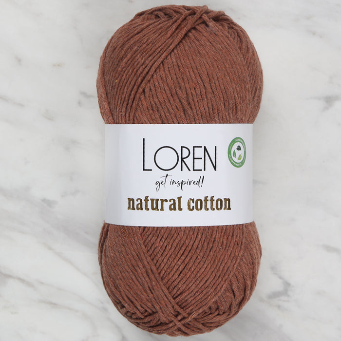 Loren Natural Cotton Tarçın El Örgü İpi - R072