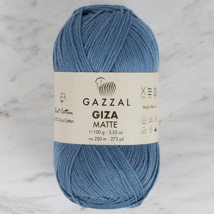 Gazzal Giza Matte Mavi El Örgü İpi - 5579