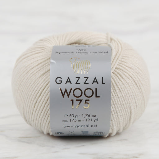 Gazzal Wool 175 50gr Bej El Örgü İpi - 340