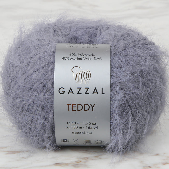 Gazzal Teddy Gri El Örgü İpi - 6532