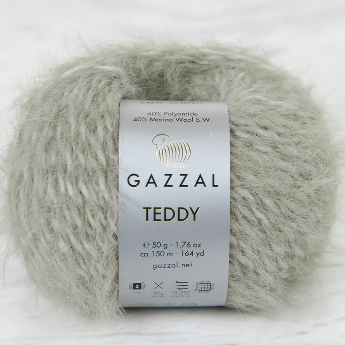 Gazzal Teddy Yeşil El Örgü İpi - 6535