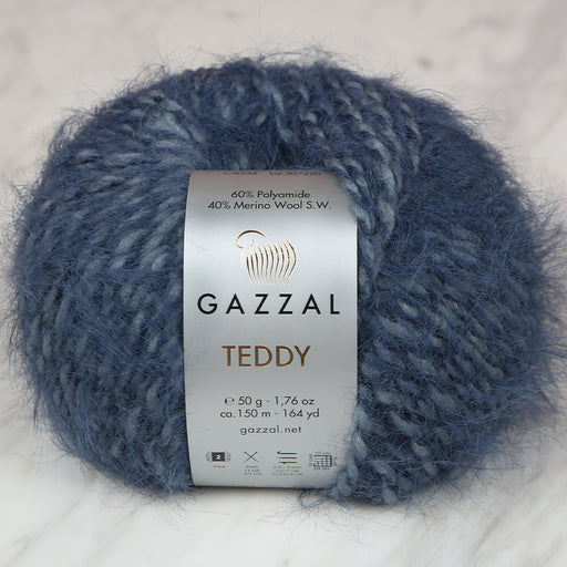 Gazzal Teddy Lacivert El Örgü İpi - 6536