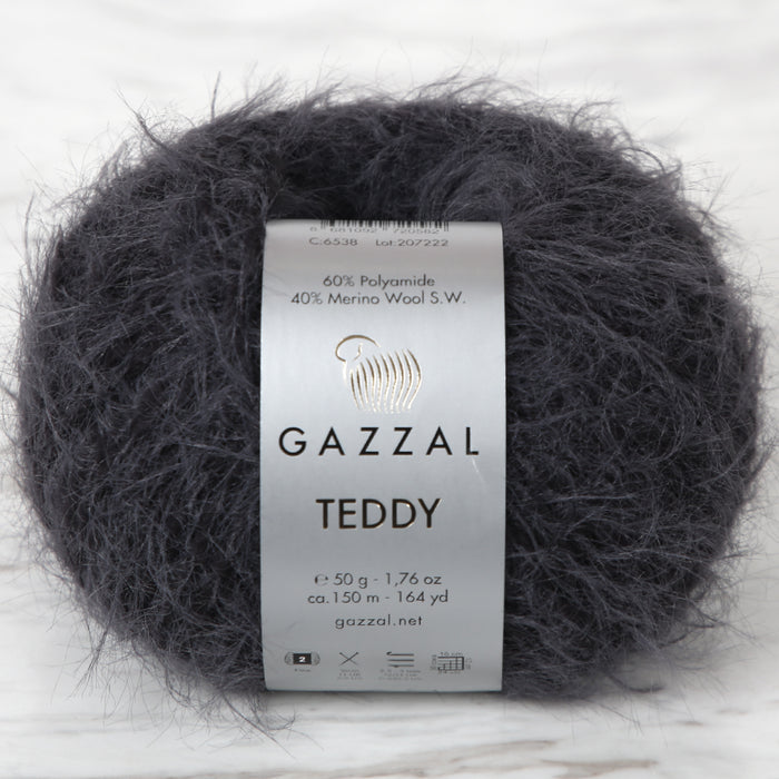 Gazzal Teddy Füme El Örgü İpi - 6538