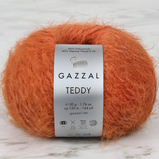 Gazzal Teddy Turuncu El Örgü İpi - 6545