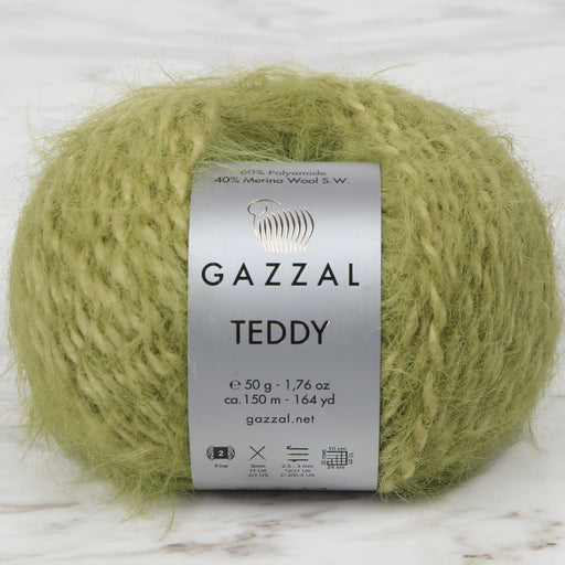 Gazzal Teddy Yeşil El Örgü İpi - 6556