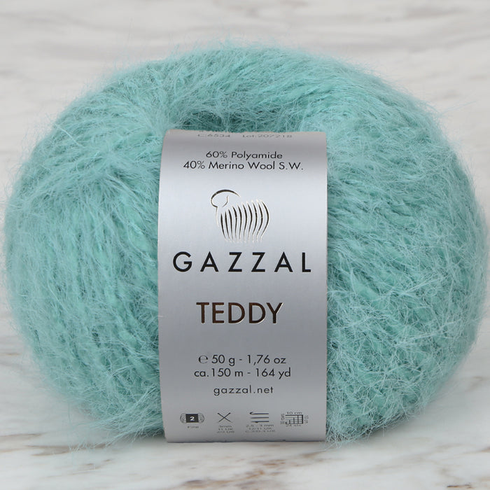 Gazzal Teddy Yeşil El Örgü İpi - 6558