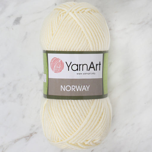 YarnArt Norway Krem El Örgü İpi - 851