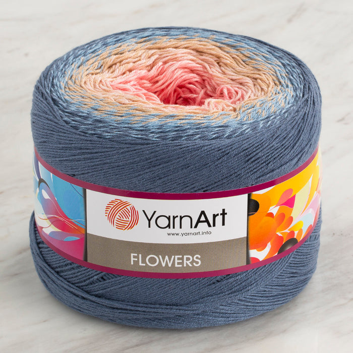 Yarnart Flowers Ebruli 250gr El Örgü İpi - 262