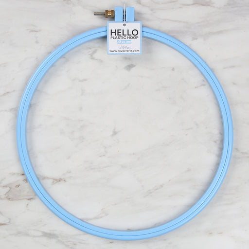 Hello Vidalı Plastik Kasnak 24 cm Mavi