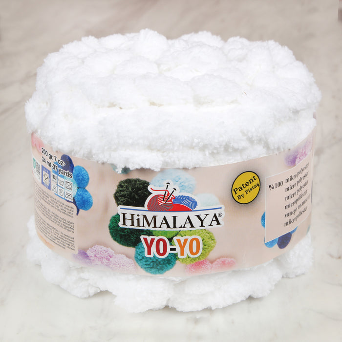 Himalaya Yo-Yo Beyaz El Örgü İpi - 82101