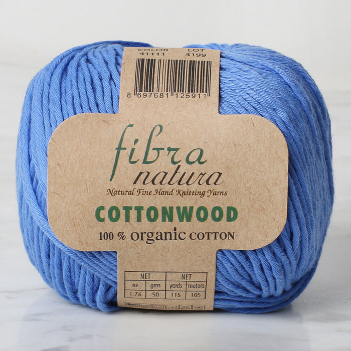 Fibra natura cottonwood mavi El Örgü İpi - 41111