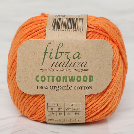 Fibra Natura Cottonwood Turuncu El Örgü İpi - 41125