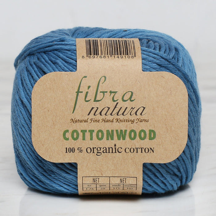 Fibra Natura Cottonwood Mavi El Örgü İpi - 41128