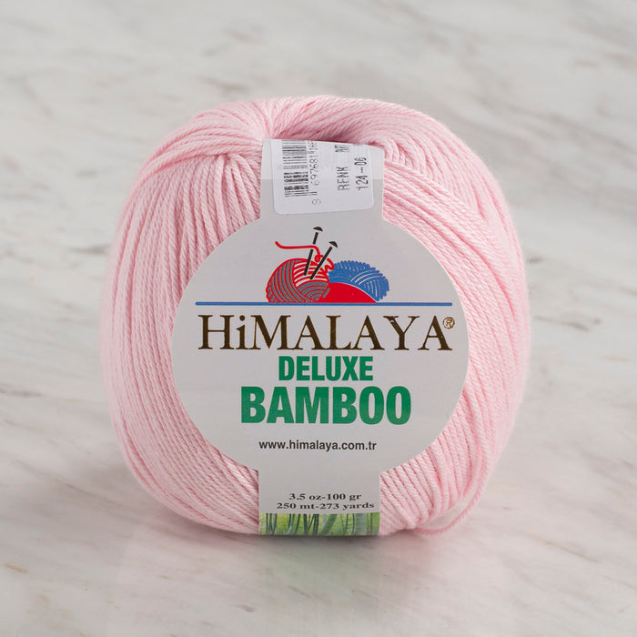 Himalaya Deluxe Bamboo Açık Pembe El Örgü İpi 124-06