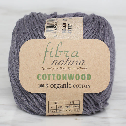 Fibra Natura Cottonwood Koyu Gri El Örgü İpi - 41117