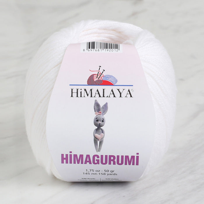 Himalaya Himagurumi Beyaz 50 Gr El Örgü İpi - 30101