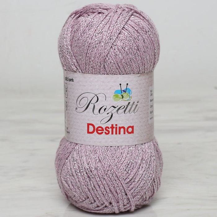 Rozetti Destina 50 gr Açık Lila El Örgü İpi - 45009