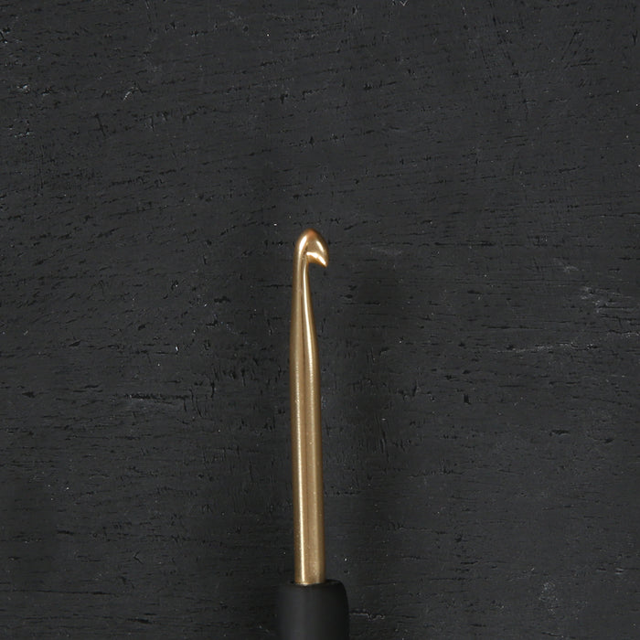 Knitpro Aluminum Gold 3.5mm Siyah Yumuşak Saplı Yün Tığ - 30804