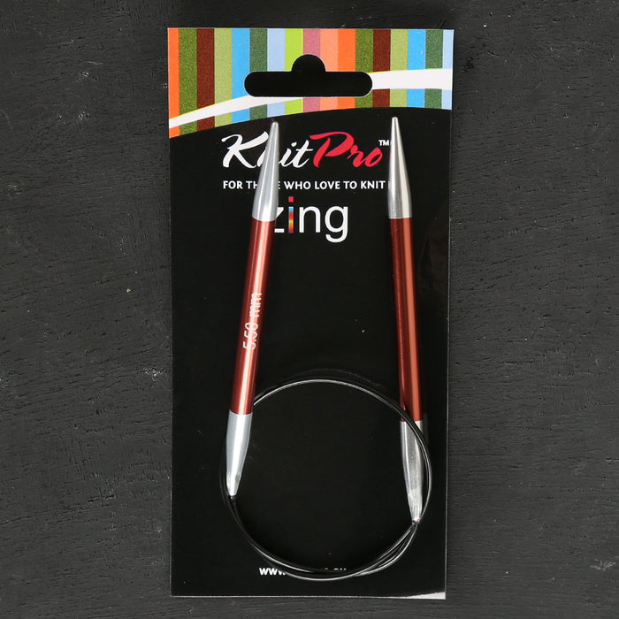 Knitpro Zing 5,5 Mm 40 Cm Turuncu Misinalı Şiş - 47072