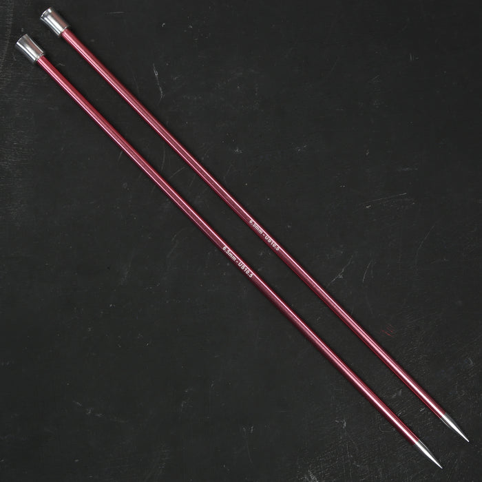 Knitpro Zing 6,5 mm 35 cm Pembe Metal Örgü Şişi - 47304