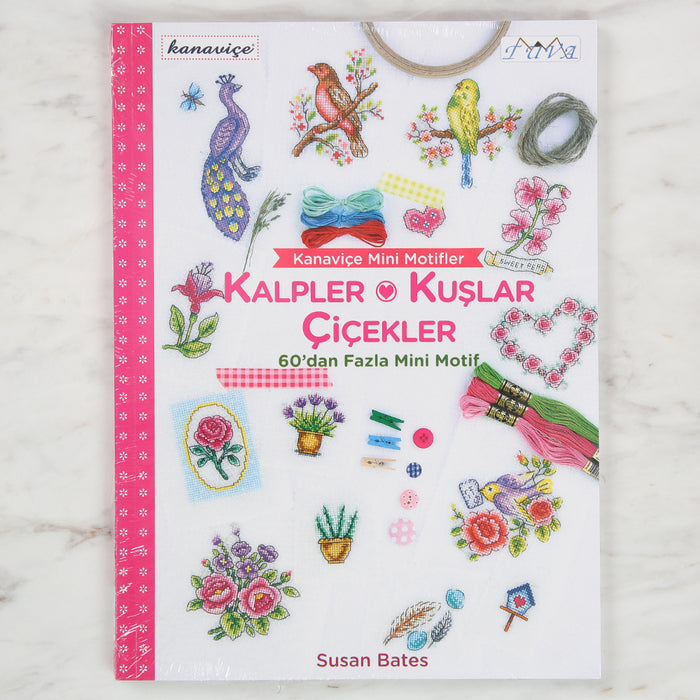 Tuva Kanaviçe Mini Motifler Kitabı - 5870