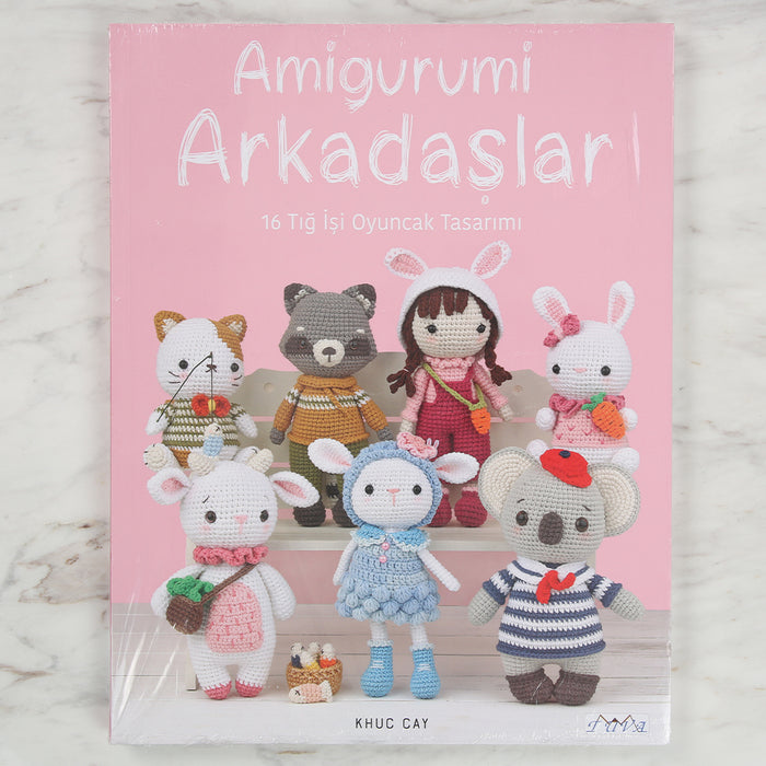 Tuva Amigurumi Arkadaşlar 15 Tığ İşi Oyuncak Tasarımı Kitabı - 6650