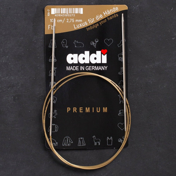 Addi 2,75mm 100cm Klasik Misinalı Şiş- 105-7 - Hobium