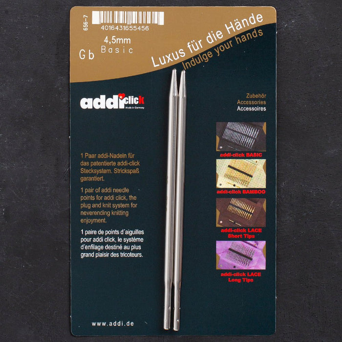 Addi Click Basic 4,5mm Misinalı Şiş Ucu - 656-7 - Hobium